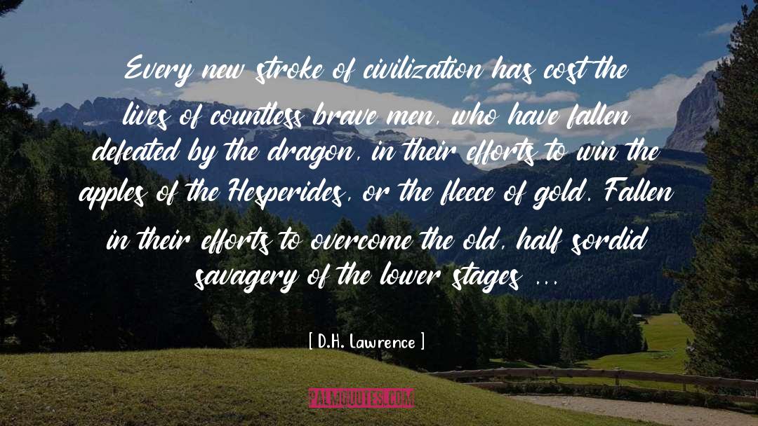 Fleece quotes by D.H. Lawrence