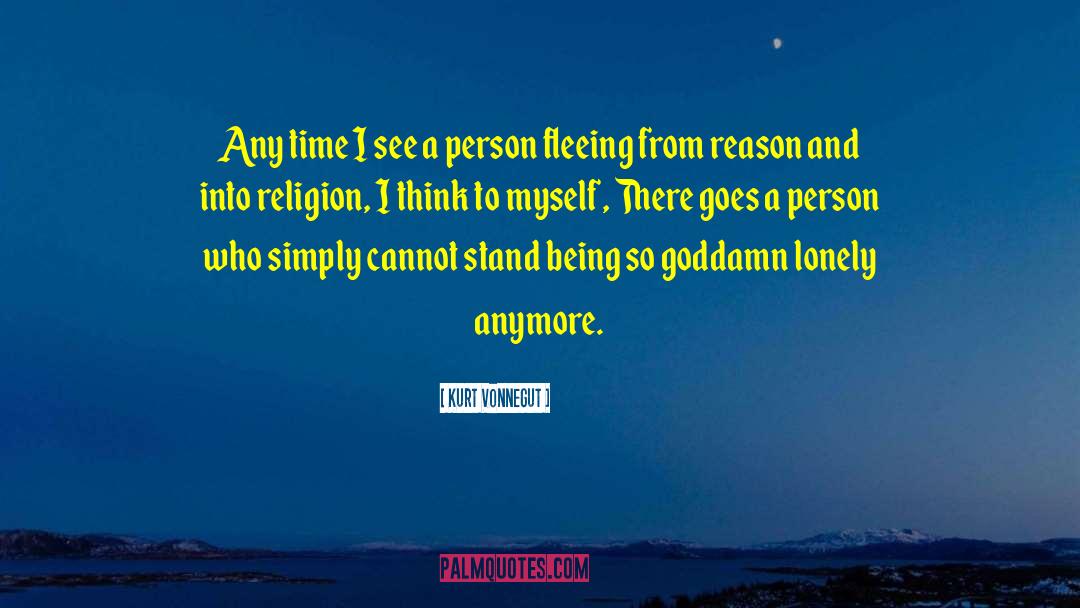 Fleeing Persecution quotes by Kurt Vonnegut