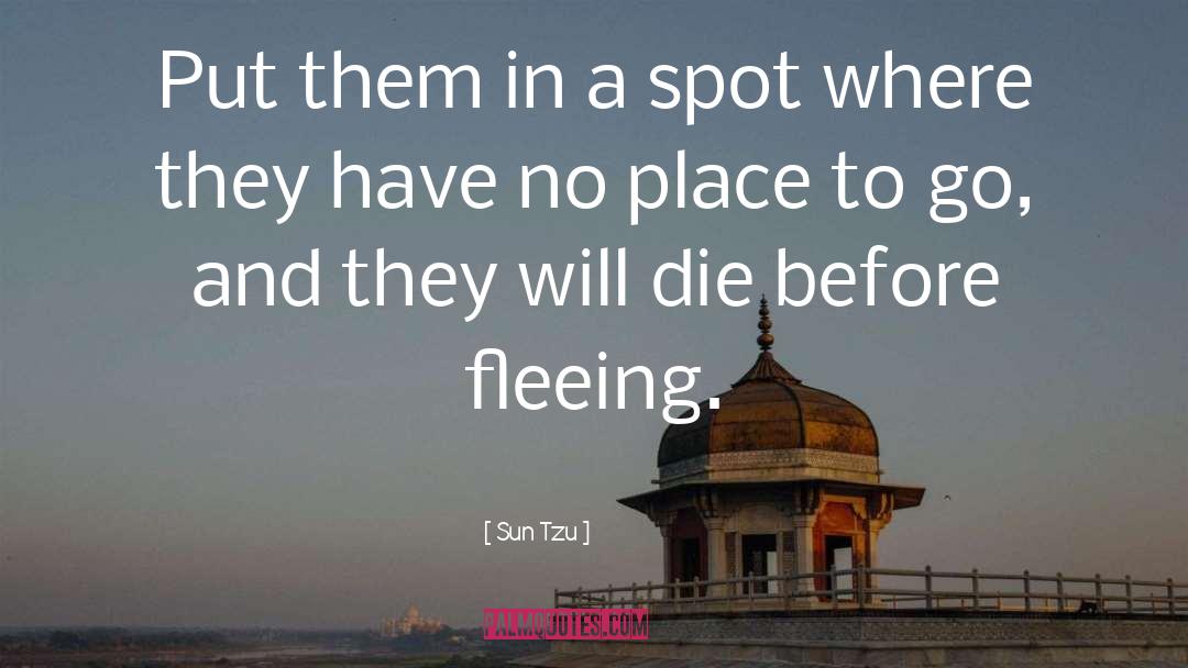 Fleeing quotes by Sun Tzu