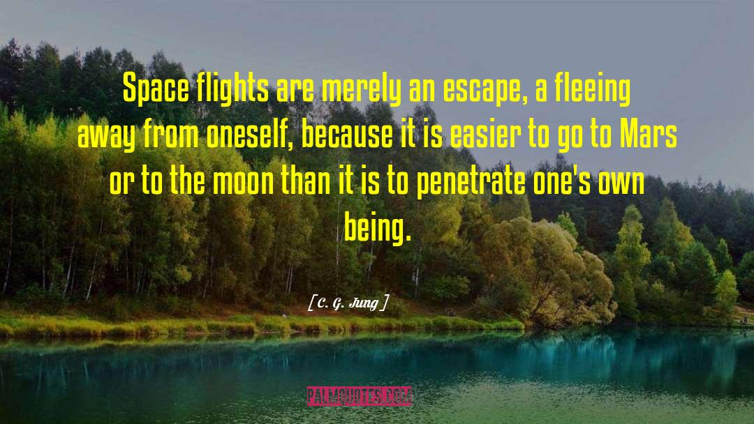 Fleeing quotes by C. G. Jung