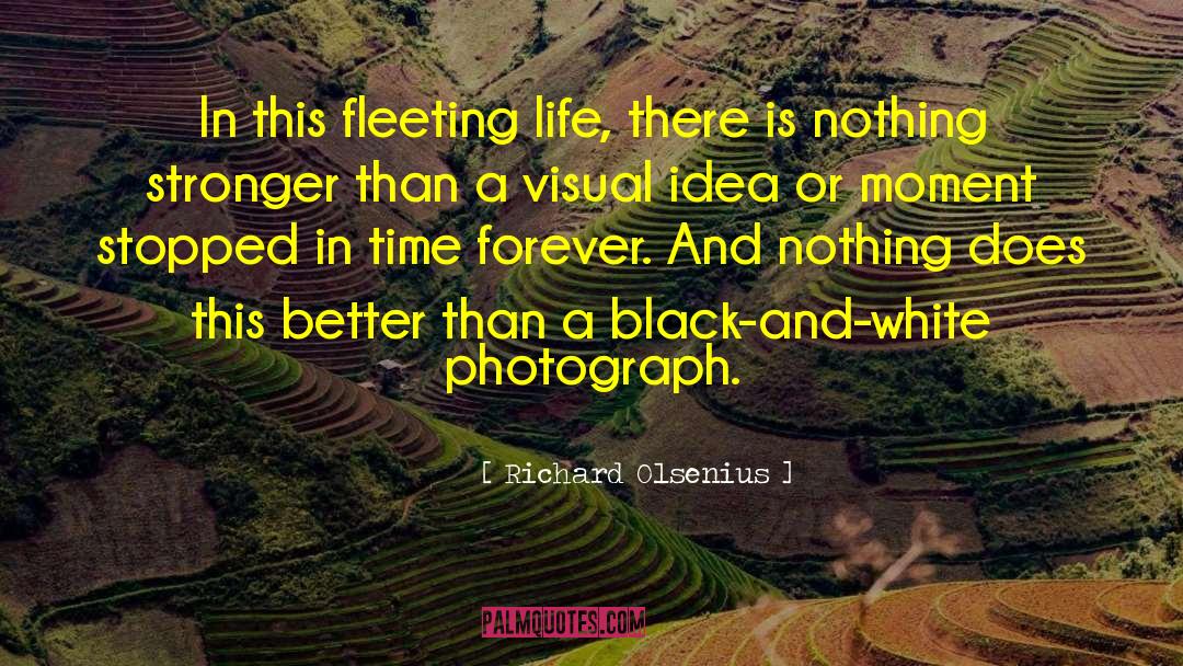 Fleeting Life quotes by Richard Olsenius