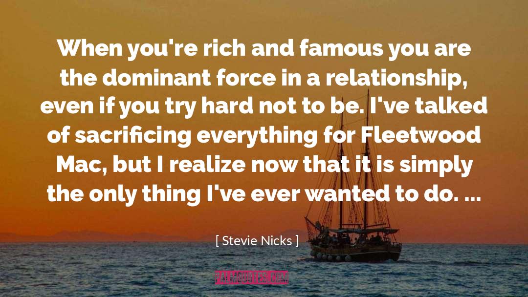 Fleetwood quotes by Stevie Nicks