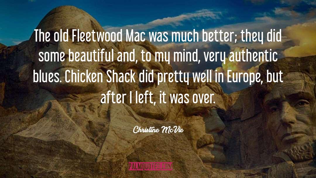 Fleetwood quotes by Christine McVie