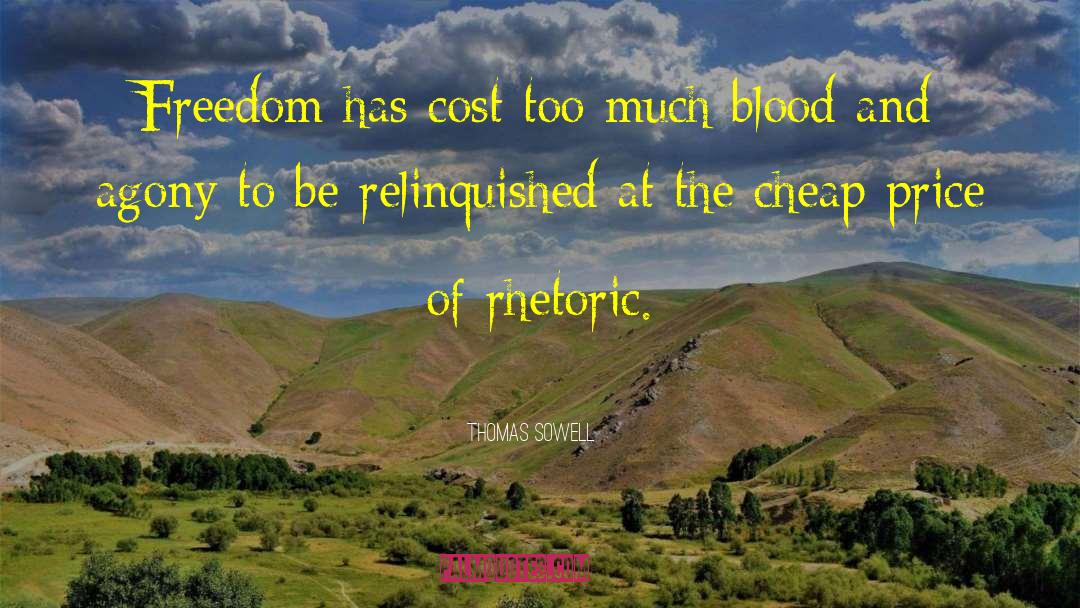 Flesh Blood quotes by Thomas Sowell