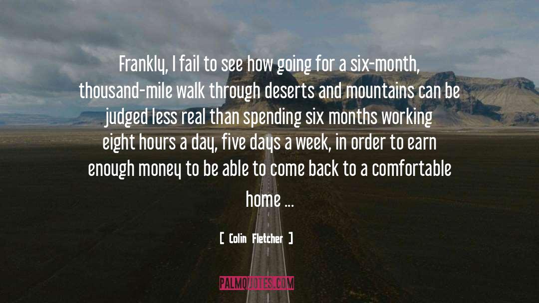 Fletcher quotes by Colin Fletcher