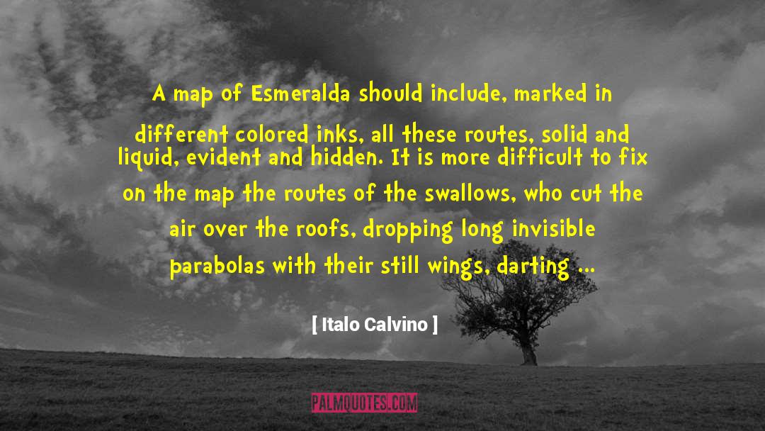 Fleurance Map quotes by Italo Calvino