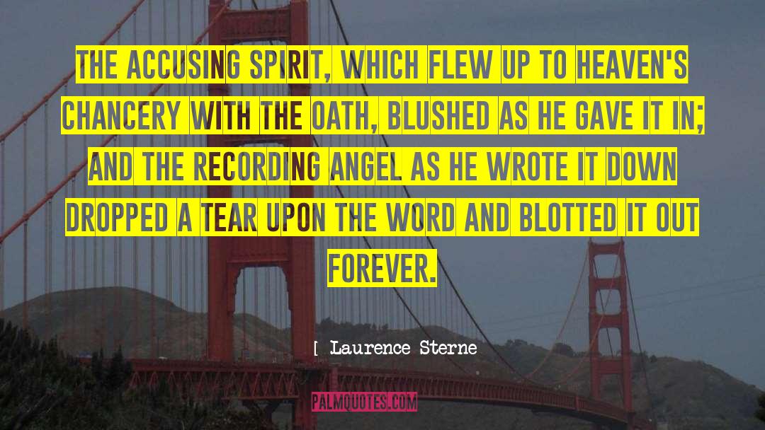 Flew Up quotes by Laurence Sterne