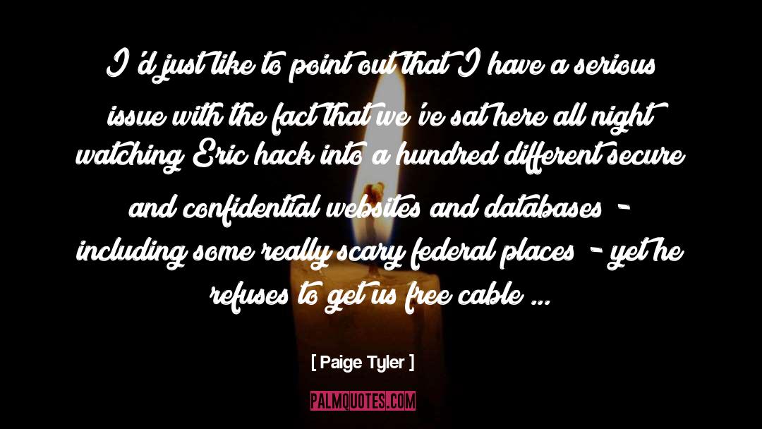 Flewed Out Tyler quotes by Paige Tyler