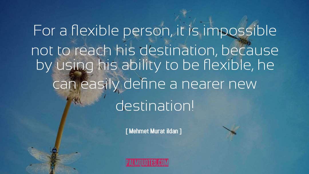 Flexibility quotes by Mehmet Murat Ildan