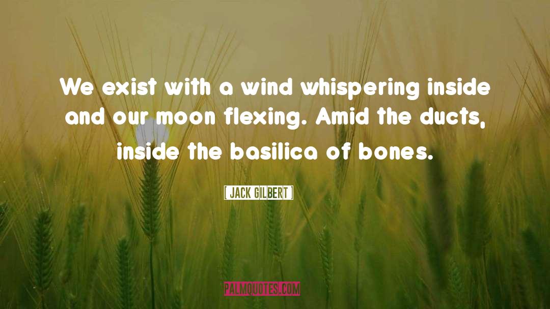 Flexing quotes by Jack Gilbert