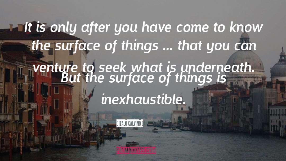 Flexure Surface quotes by Italo Calvino