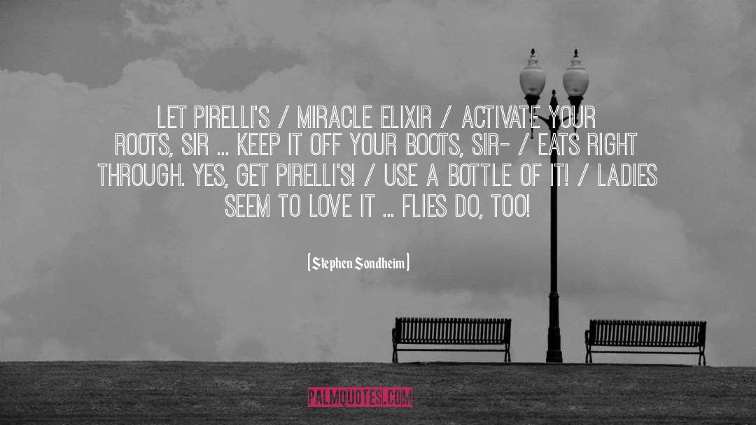 Flies quotes by Stephen Sondheim