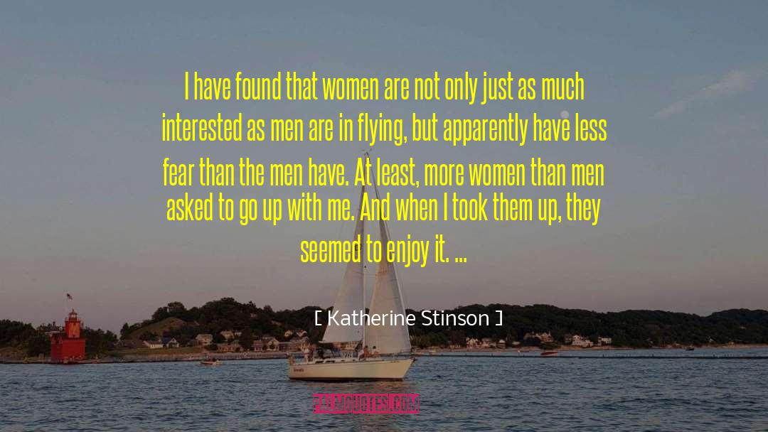 Flight Attendant quotes by Katherine Stinson