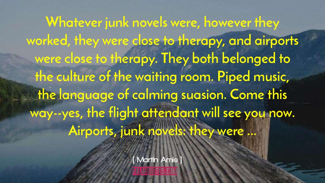 Flight Attendant quotes by Martin Amis