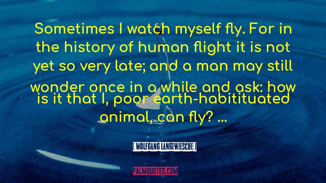 Flight Centre quotes by Wolfgang Langewiesche