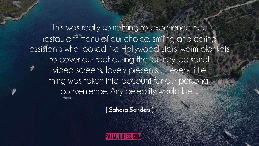 Flight Centre quotes by Sahara Sanders