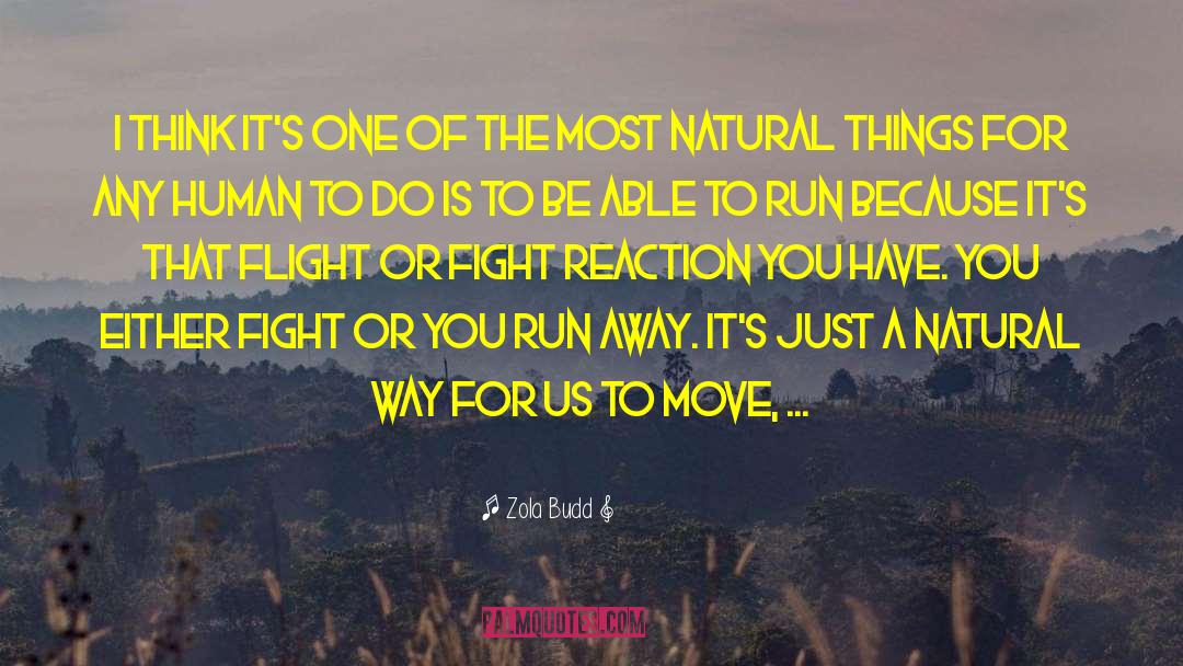 Flight Or Fight quotes by Zola Budd