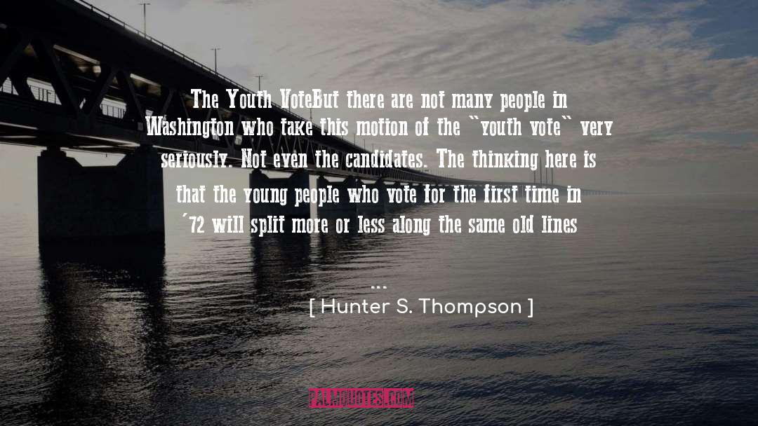 Flight Patterns quotes by Hunter S. Thompson