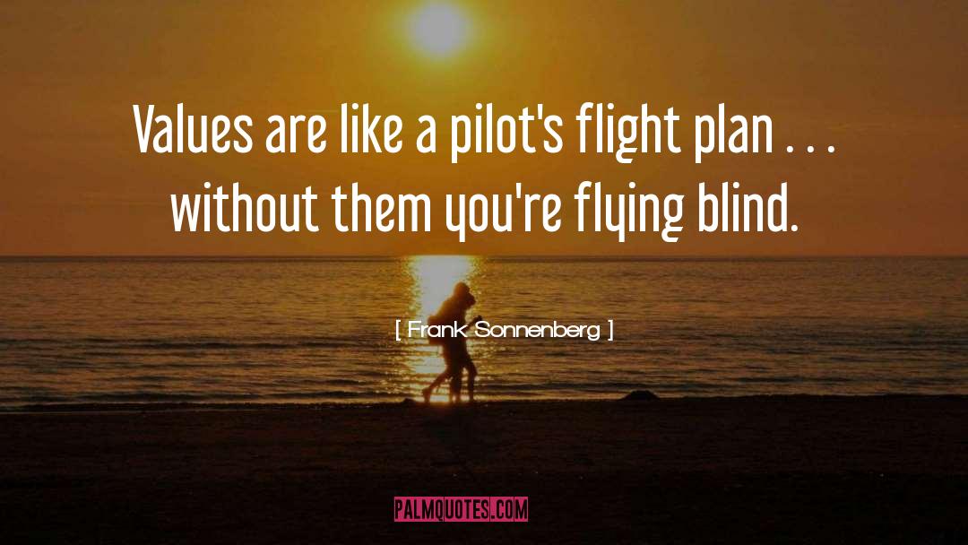 Flight quotes by Frank Sonnenberg