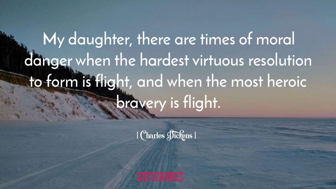 Flight quotes by Charles Dickens