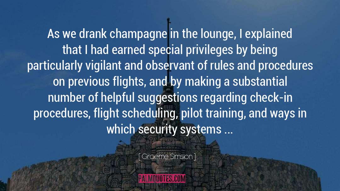 Flights quotes by Graeme Simsion