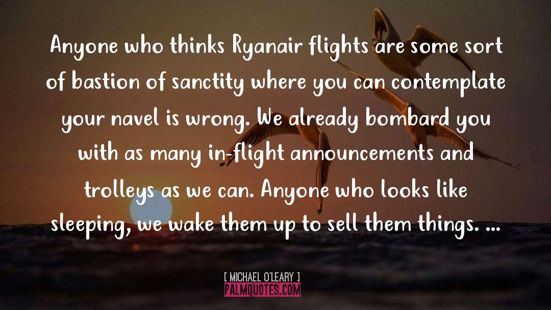 Flights quotes by Michael O'Leary