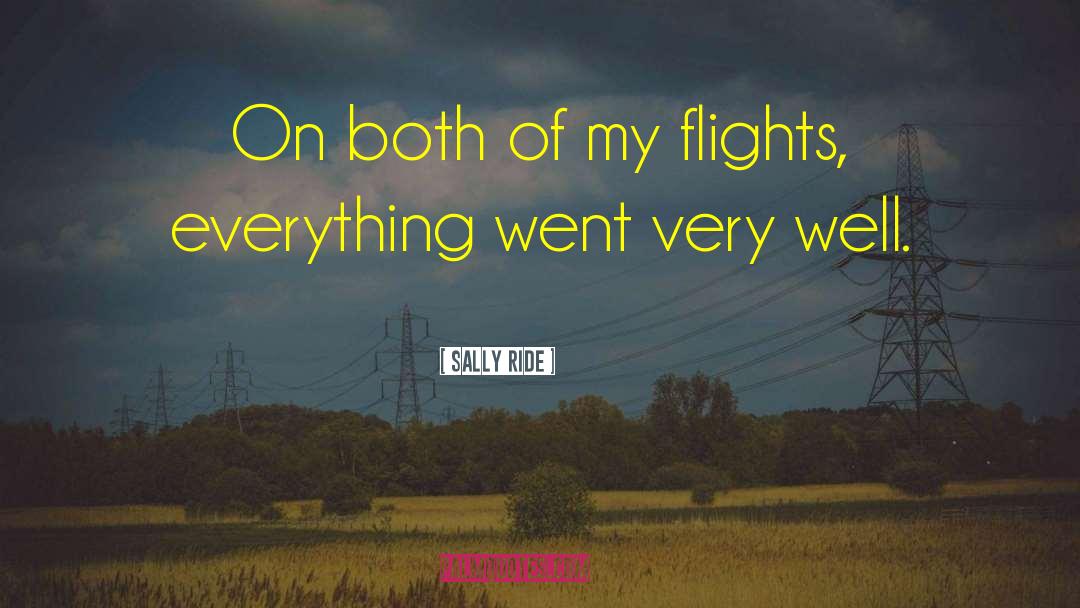 Flights quotes by Sally Ride