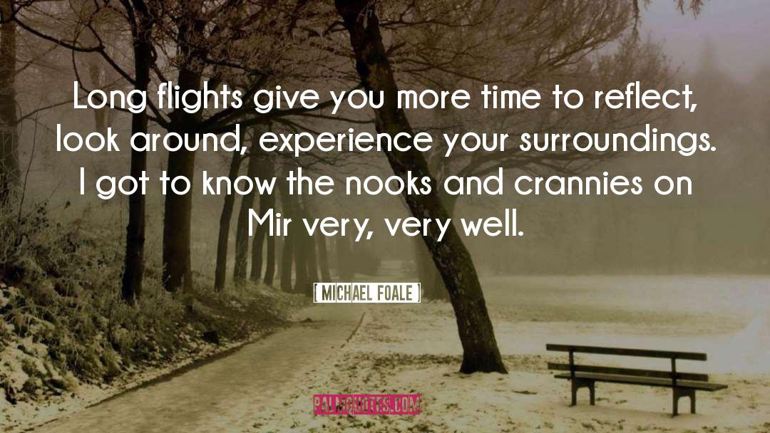 Flights quotes by Michael Foale