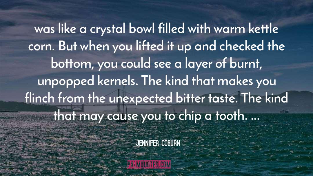 Flinch quotes by Jennifer Coburn