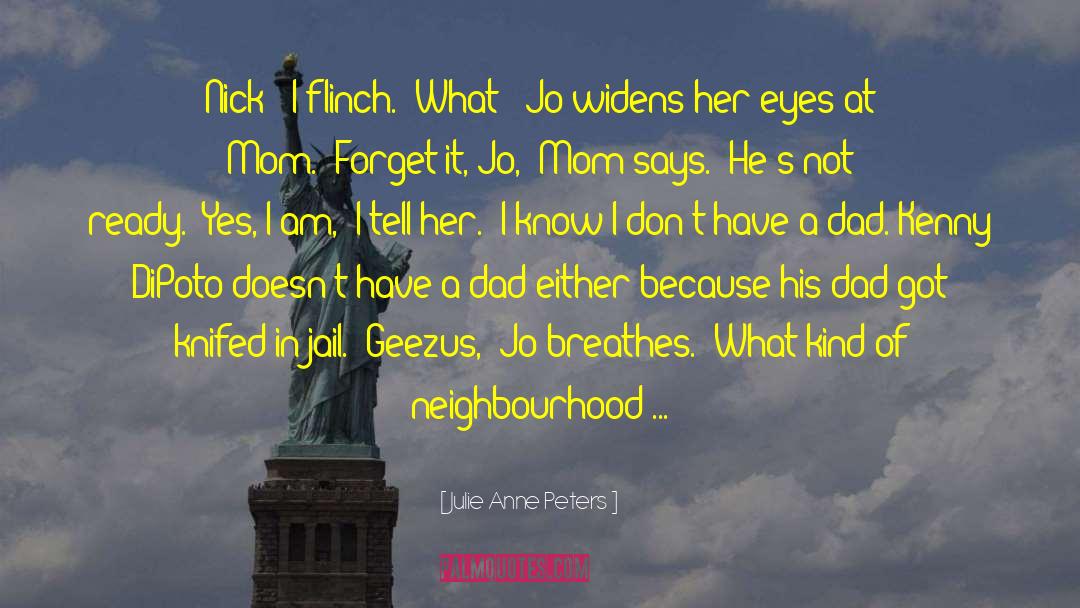 Flinch quotes by Julie Anne Peters