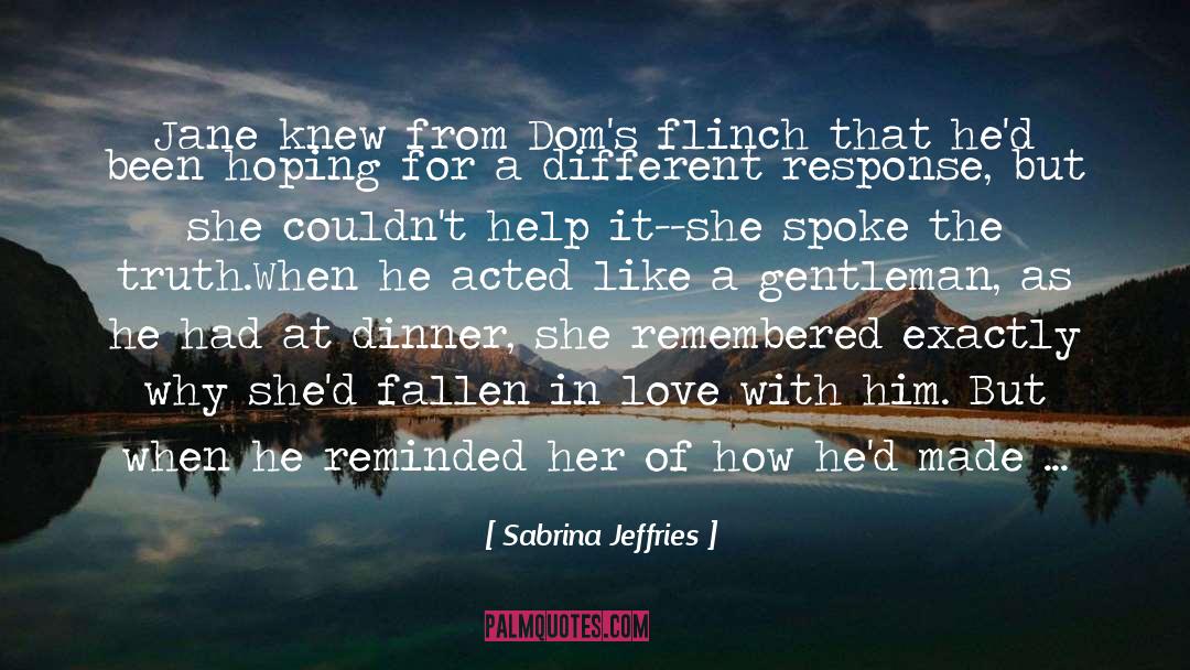 Flinch quotes by Sabrina Jeffries