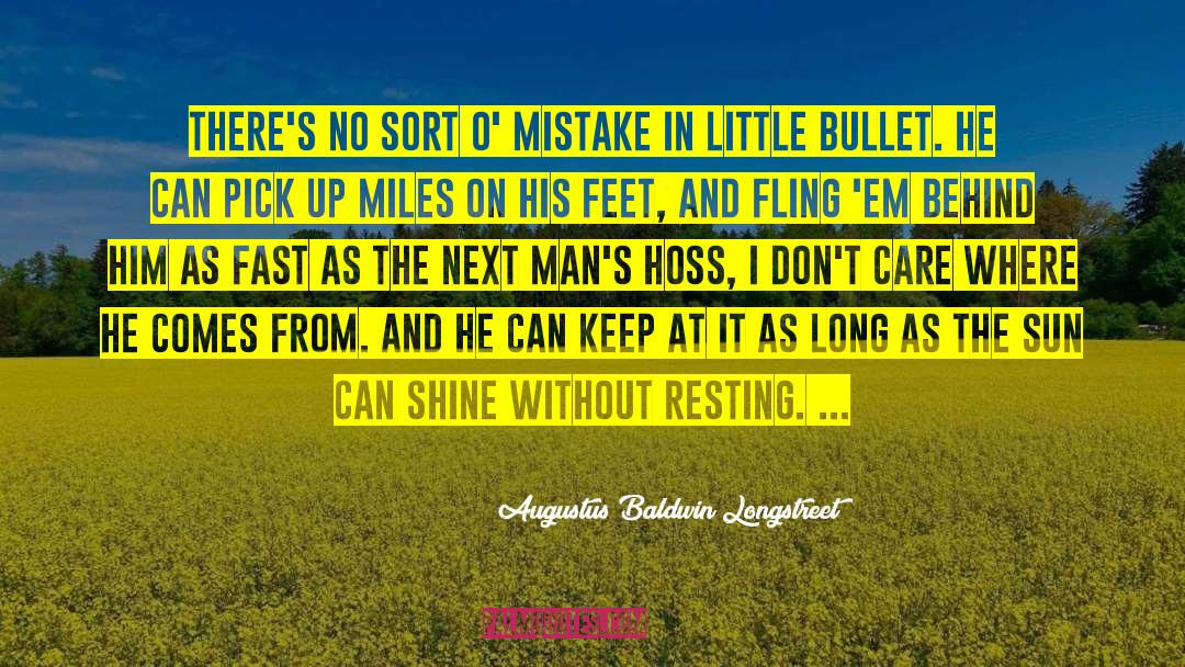 Fling quotes by Augustus Baldwin Longstreet