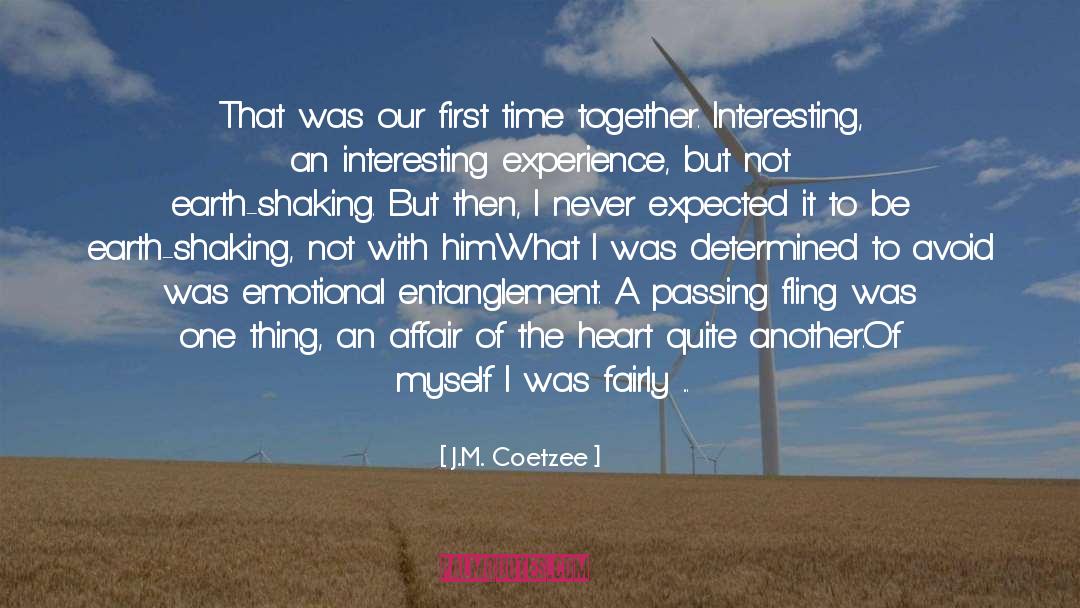 Fling quotes by J.M. Coetzee