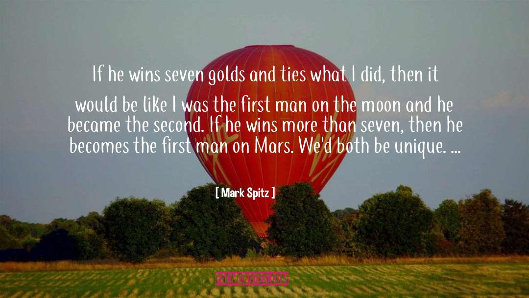Flinging Gold quotes by Mark Spitz