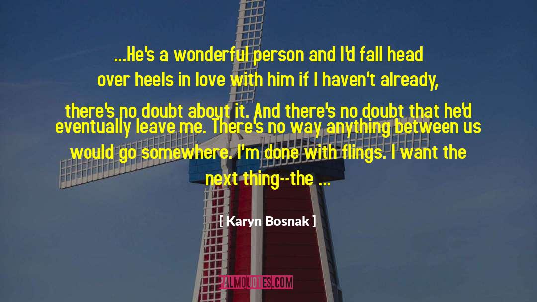 Flings quotes by Karyn Bosnak