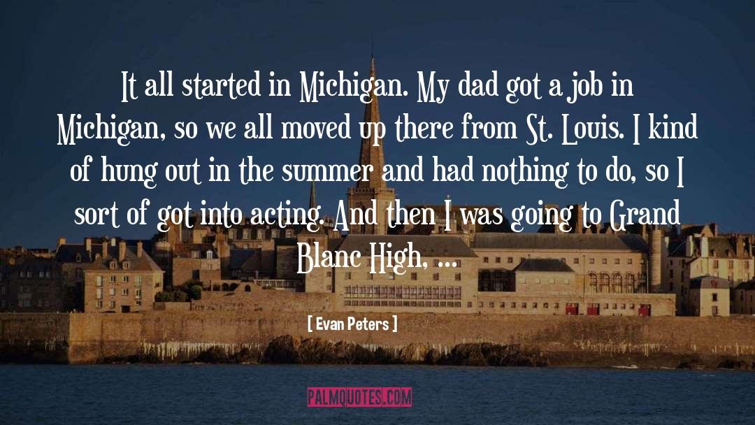 Flint Michigan quotes by Evan Peters