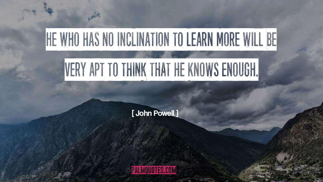 Flipped Classroom quotes by John Powell