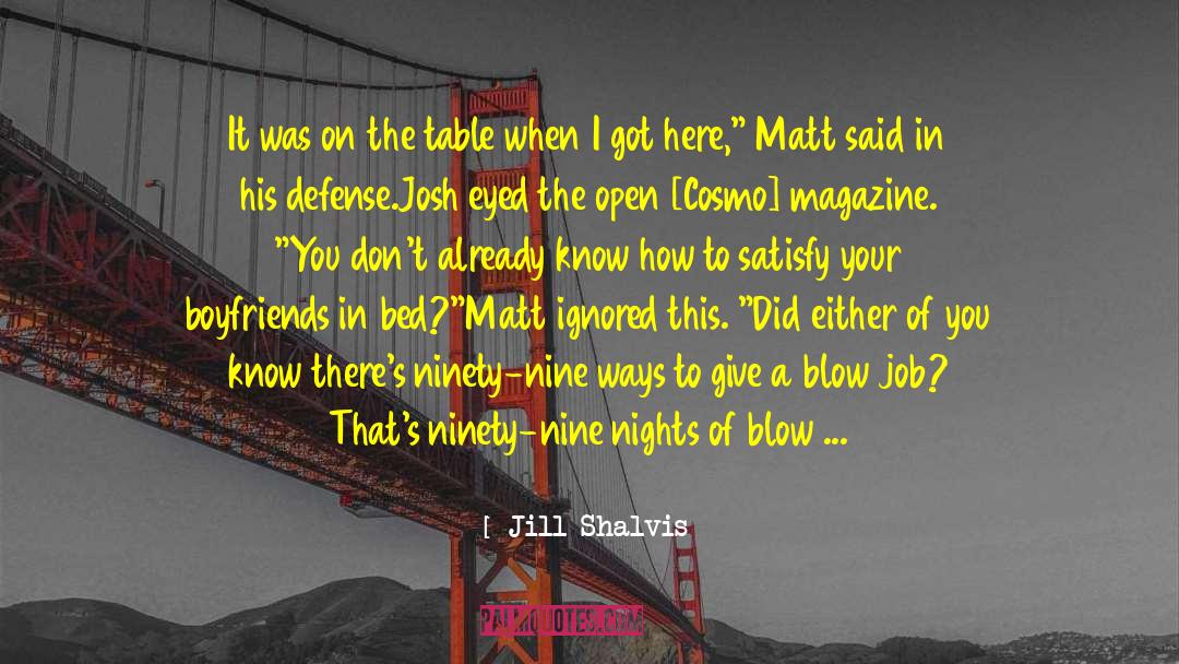 Flipped quotes by Jill Shalvis