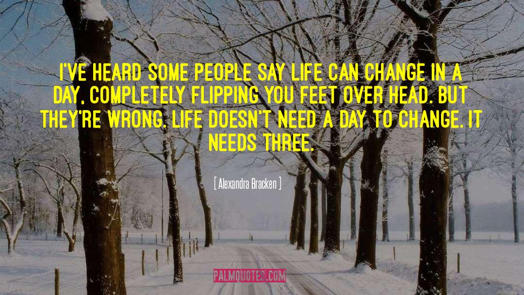 Flipping Off quotes by Alexandra Bracken