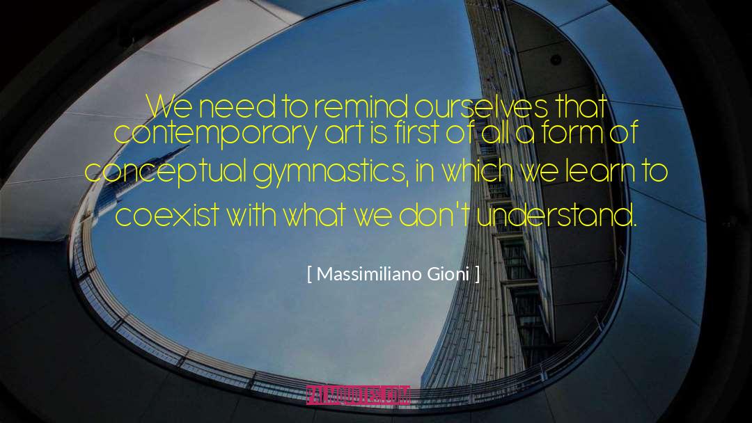 Flipsters Gymnastics quotes by Massimiliano Gioni