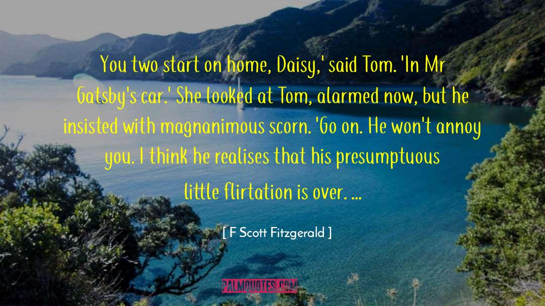 Flirtation quotes by F Scott Fitzgerald