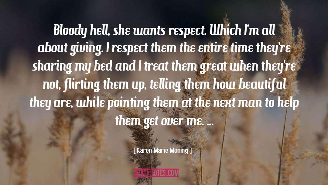 Flirting My Boyfriend quotes by Karen Marie Moning