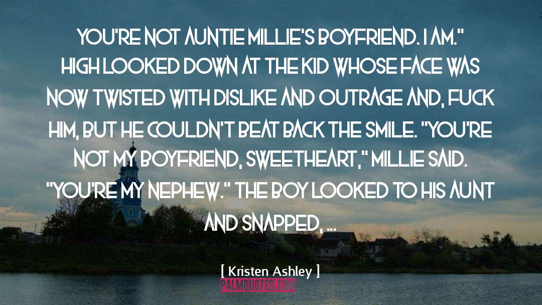 Flirting My Boyfriend quotes by Kristen Ashley