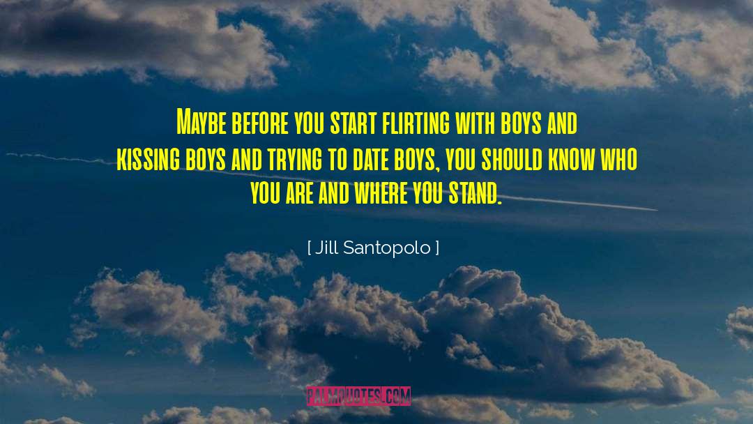 Flirting quotes by Jill Santopolo