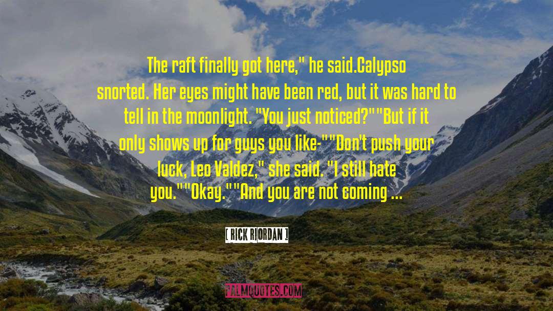 Flirting quotes by Rick Riordan