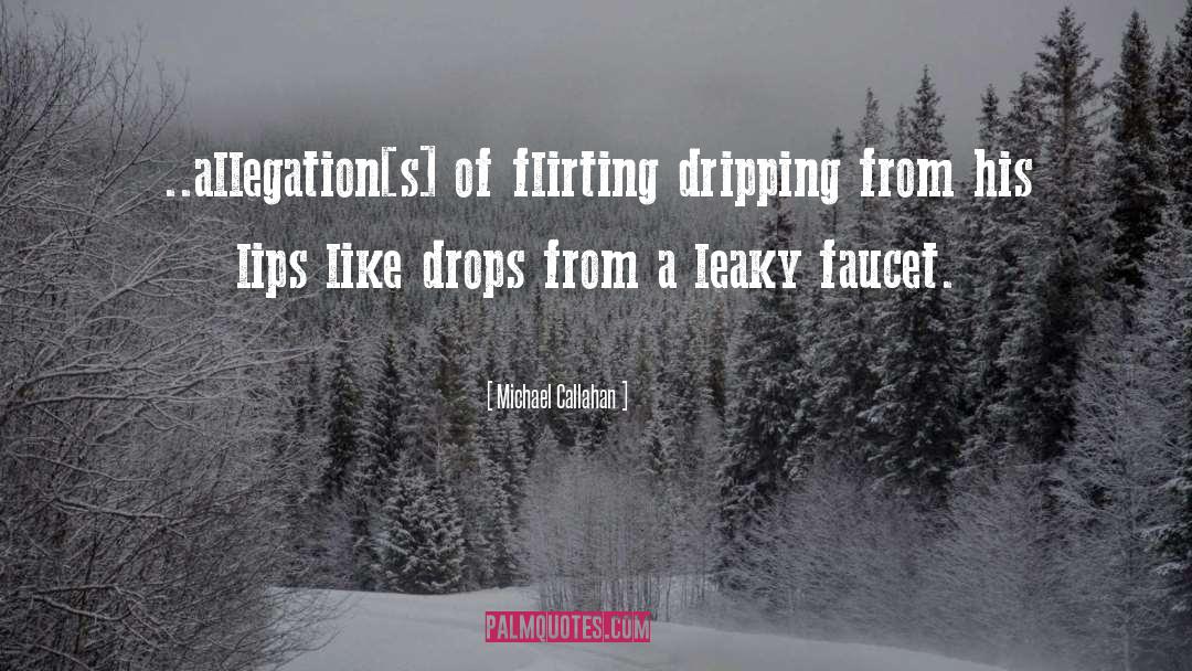 Flirting quotes by Michael Callahan