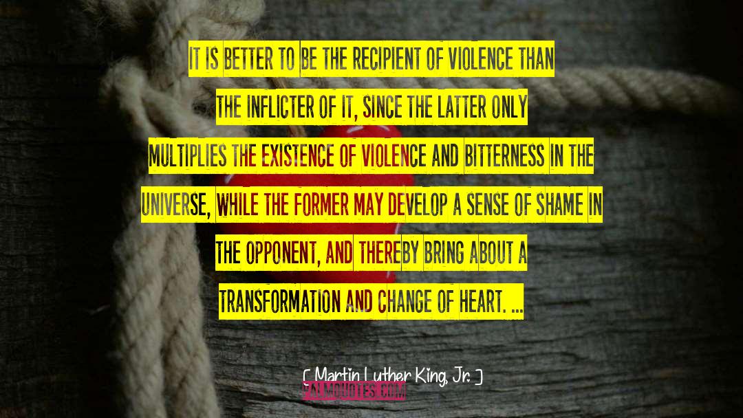 Flirting Violence quotes by Martin Luther King, Jr.