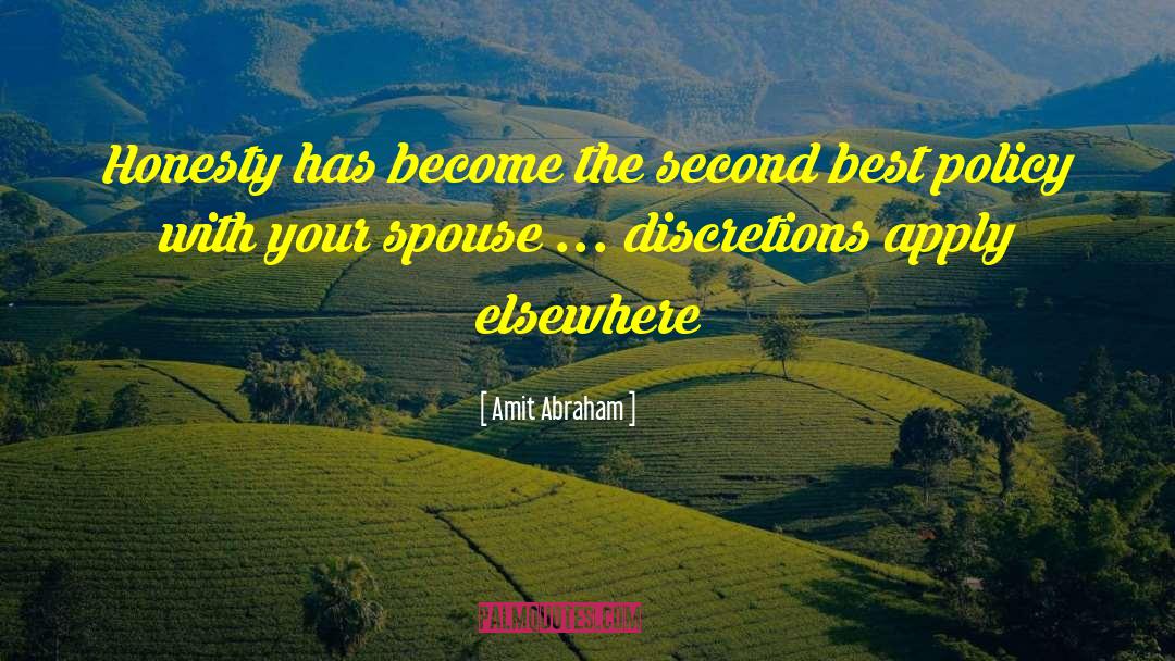 Flirting With Your Spouse quotes by Amit Abraham