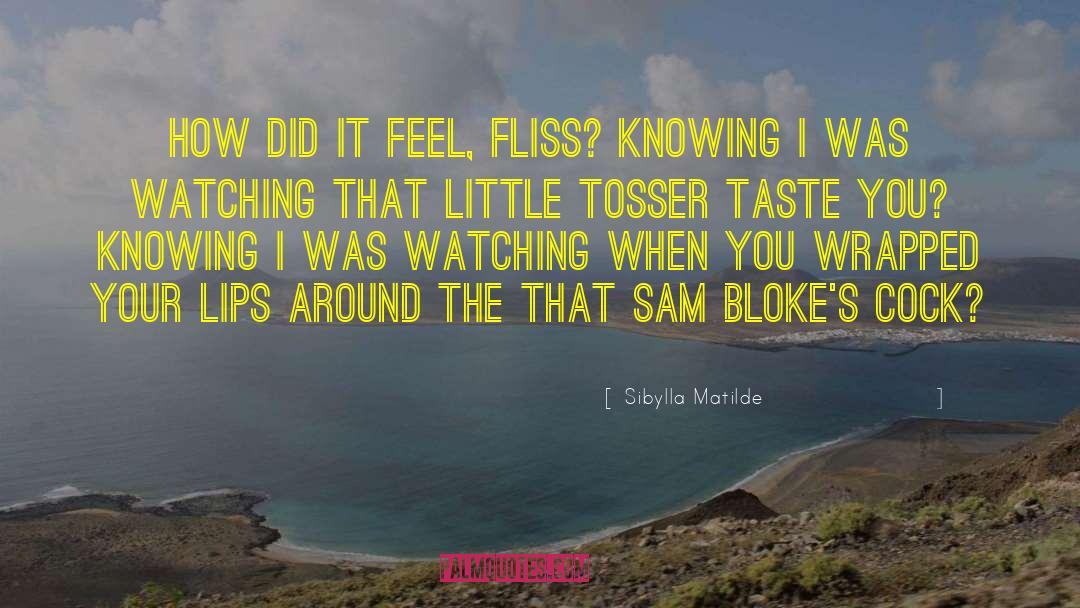 Fliss quotes by Sibylla Matilde