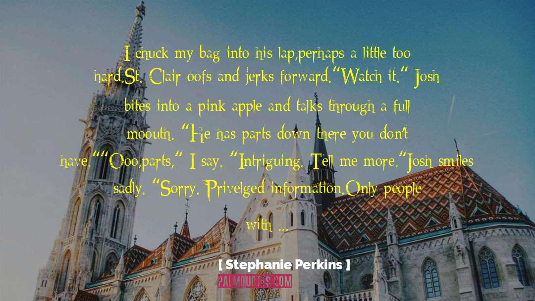 Fljac St quotes by Stephanie Perkins